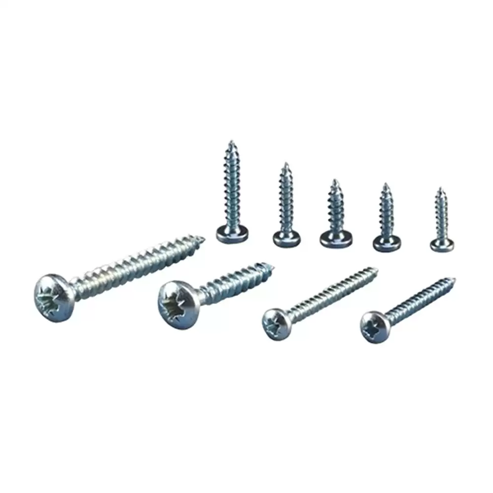 Ebco 4 x 40 Pozi Recess Pan Head Chipboard Screw (200 pcs)- Zinc Plated