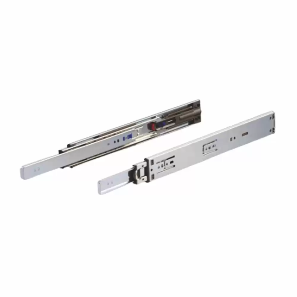 Ebco PSTDS40-SC Soft Close Ball Bearing Full Extension Drawer Slide- 16 Inch (Zinc White Finish)