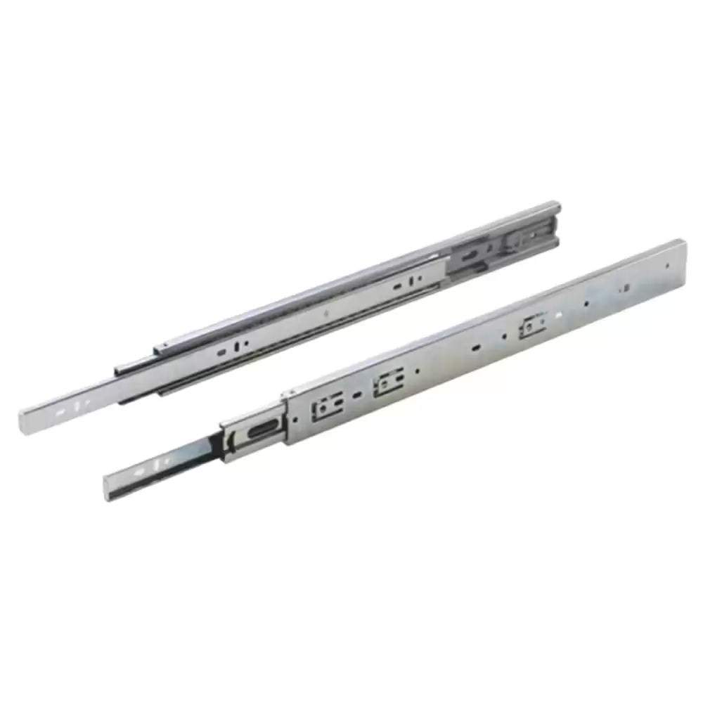 Ebco STDS40-I-35-SC Soft Close Ball Bearing Full Extension Drawer Slide- 16 Inch (Zinc White Finish)