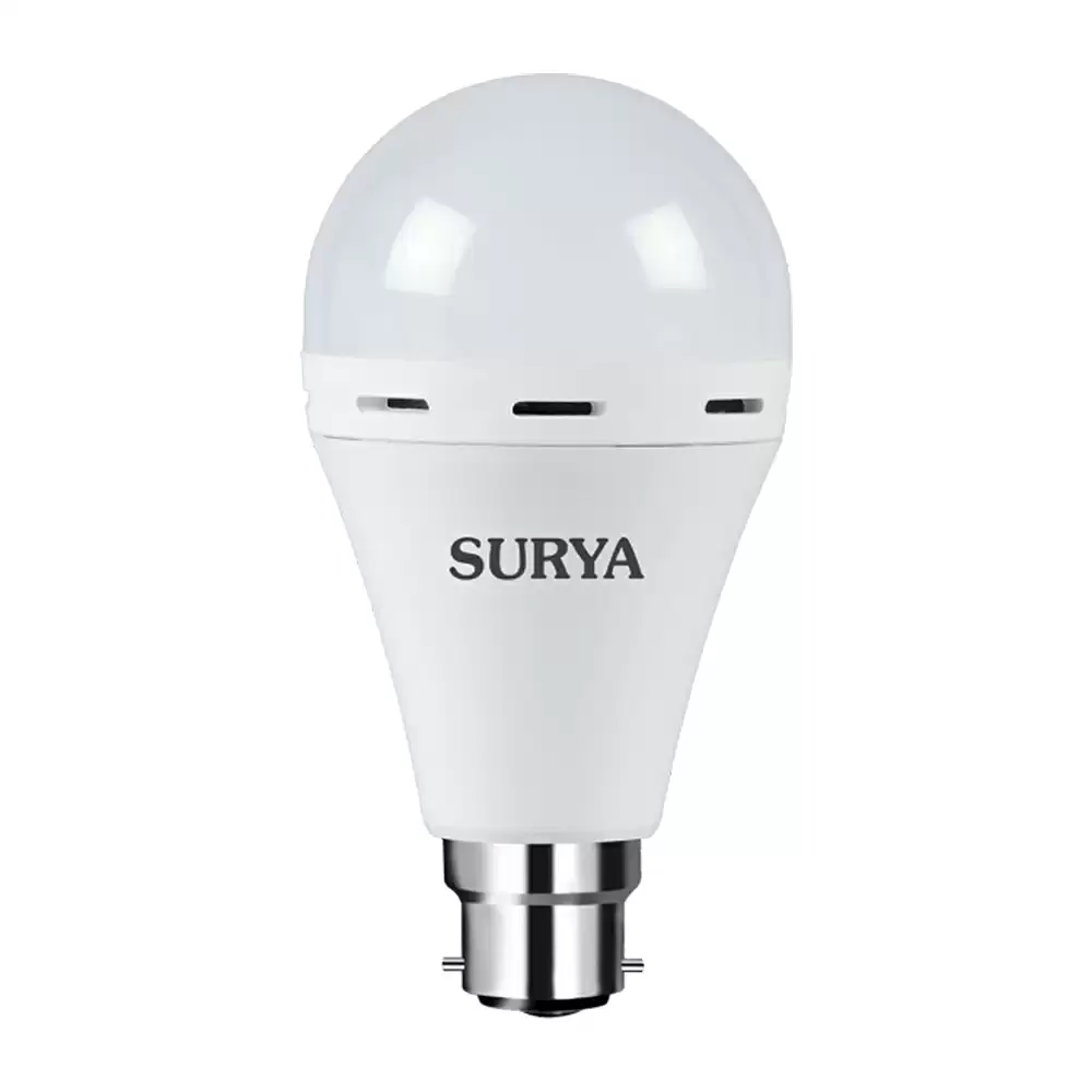 Surya 10 Watt Neo Emergency B22 Base Led Lamp ‎- Cool Day Light