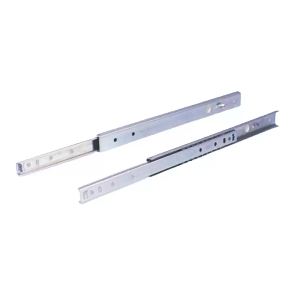 Ebco TWDS-300-485 Regular Close Ball Bearing Two Way Drawer Slide- 12 Inch (Zinc White)