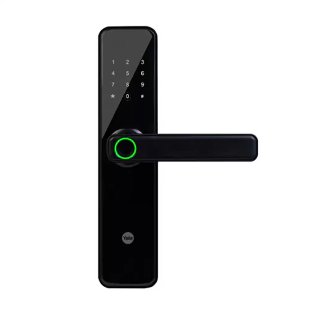 Yale YDME50NxT Mortise Smart Door Lock for Home With Fingerprint, RFID, Pin Code & Key Access, Black (3 Years Warranty)