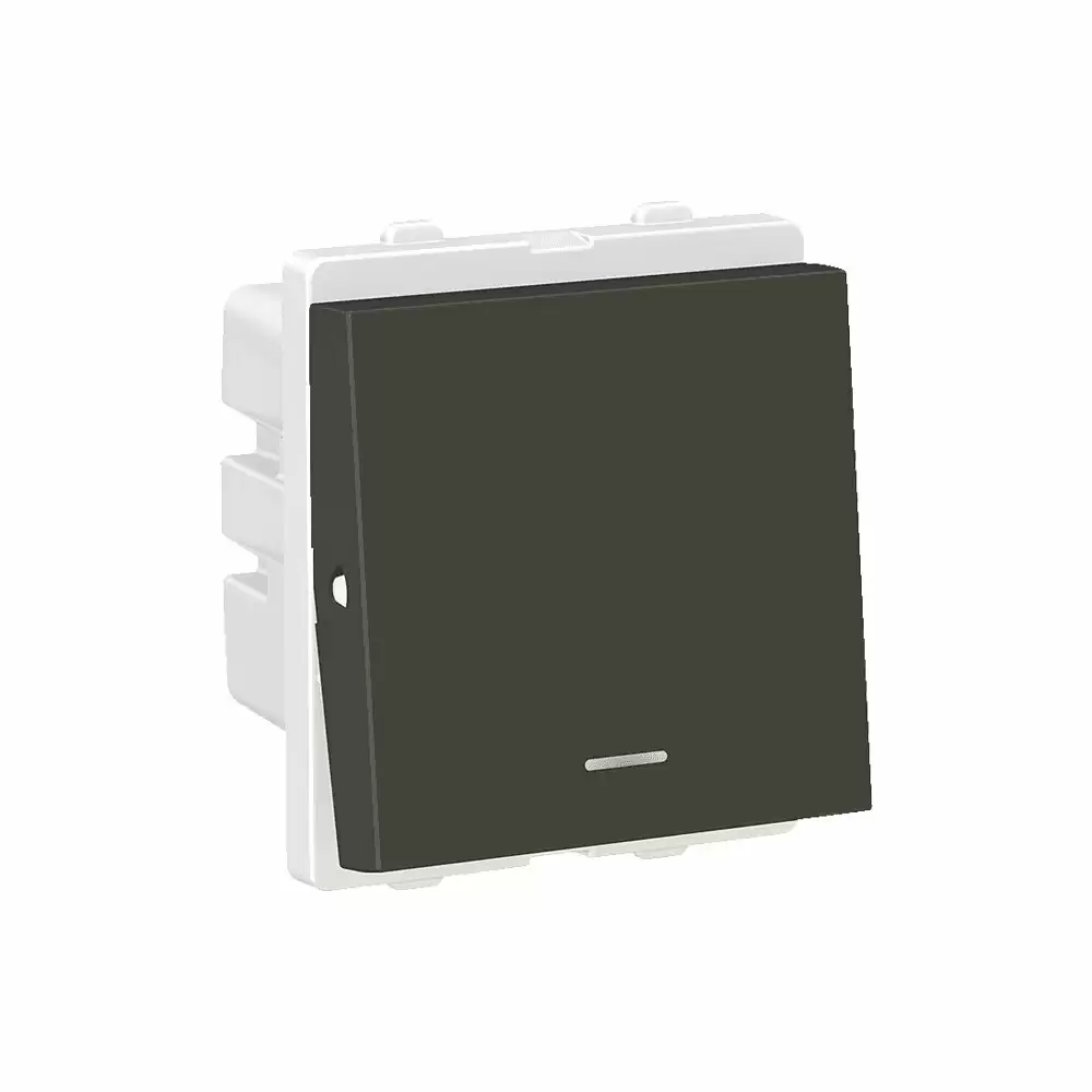 Schneider Electric Clipsal X Double Pole 32 Amp 2 Module Switch With Indicator - Coke Grey