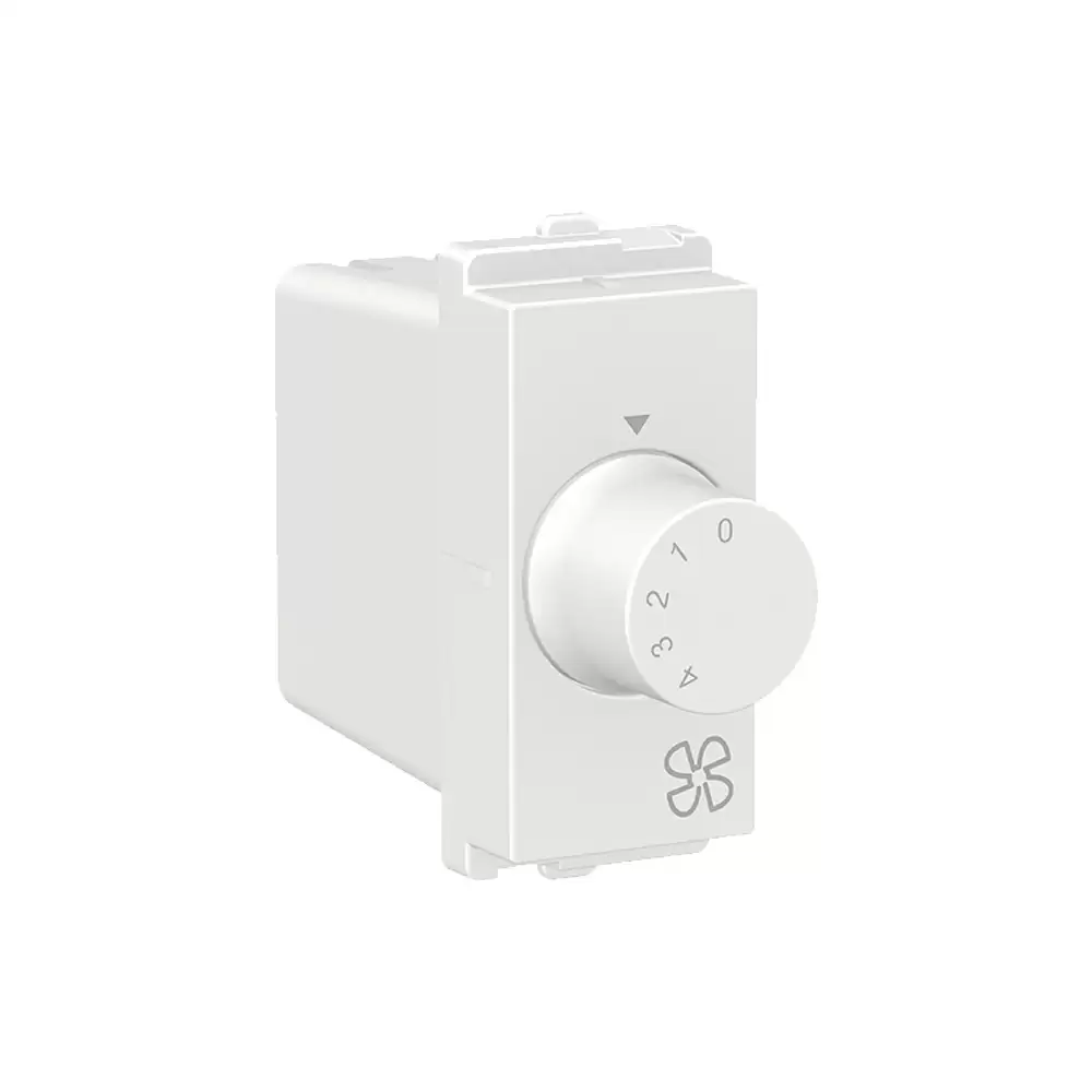 Schneider Electric Clipsal X 1 module 4-Step Fan Regulator - White