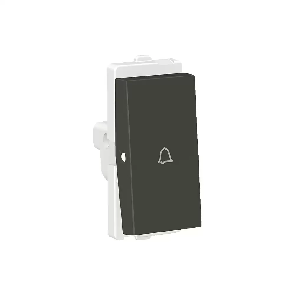 Schneider Electric Clipsal X 6 Amp 1 module Bell Push Switch - Coke Grey