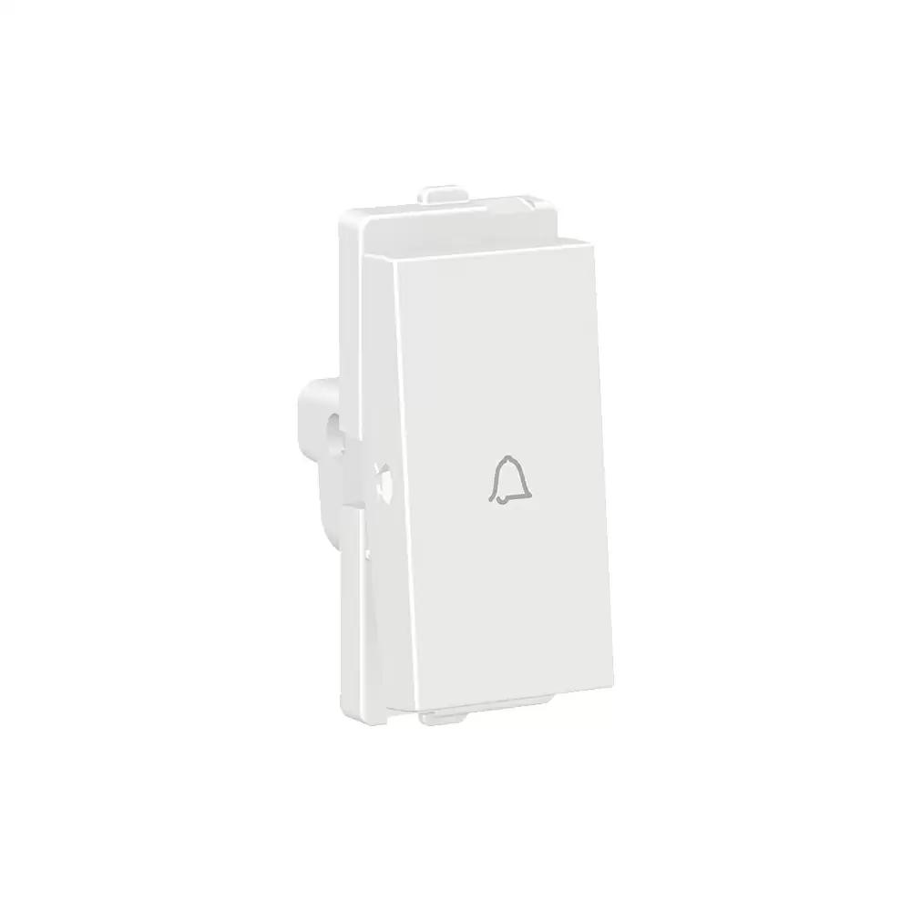 Schneider Electric Clipsal X 6 Amp 1 module Bell Push Switch - White