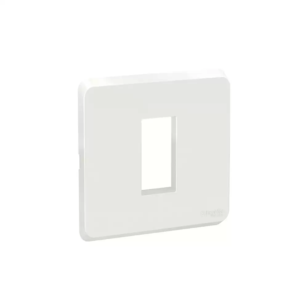 Schneider Electric Clipsal X 1 Module Cover Plate With Fixing Frame - White