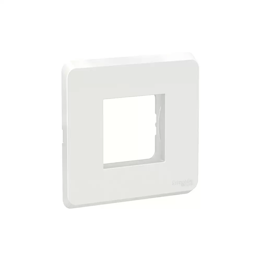 Schneider Electric Clipsal X 2 Module Cover Plate With Fixing Frame - White