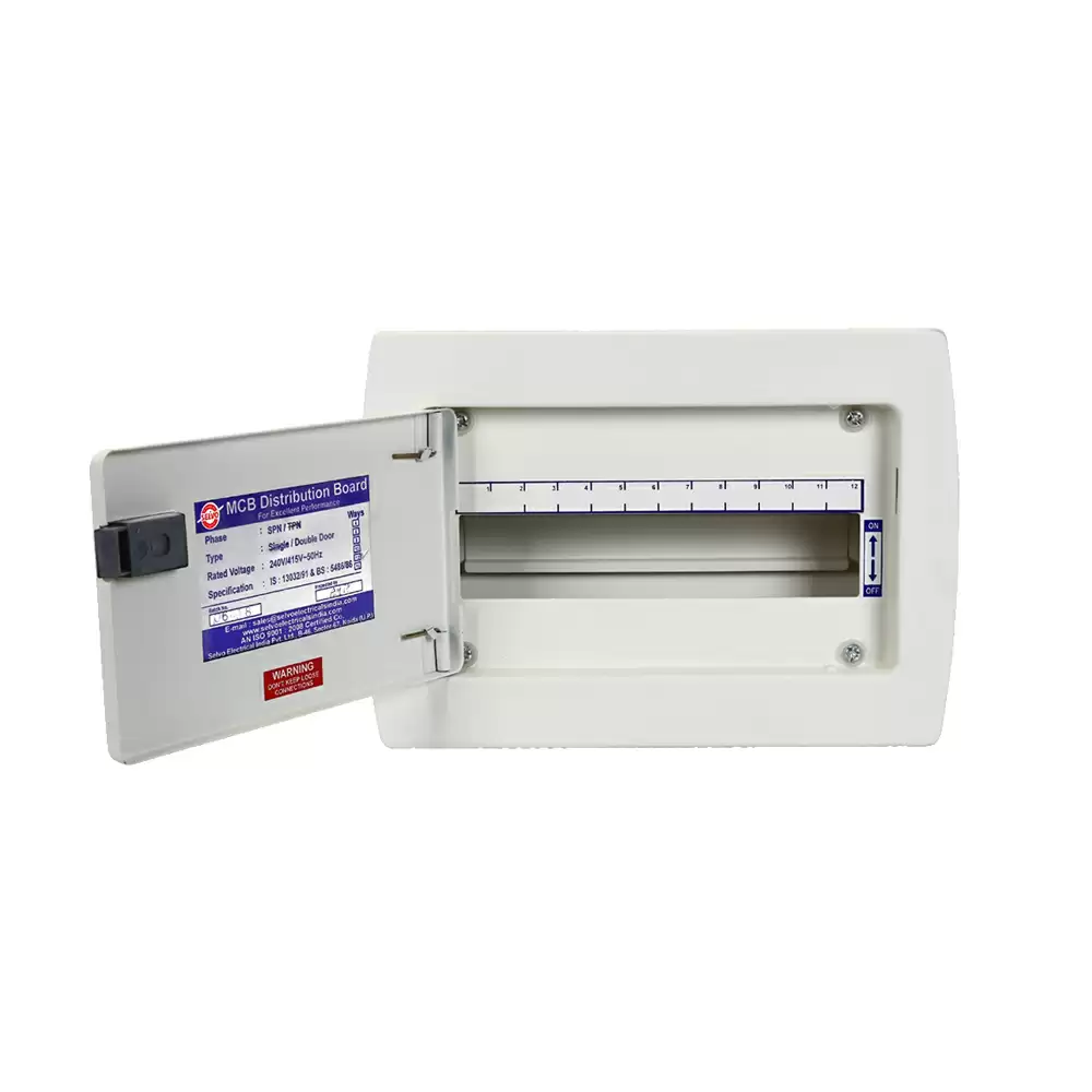 Selvo 12 Way Double Door Distribution Board (SPN), GSELSPN11031 - White