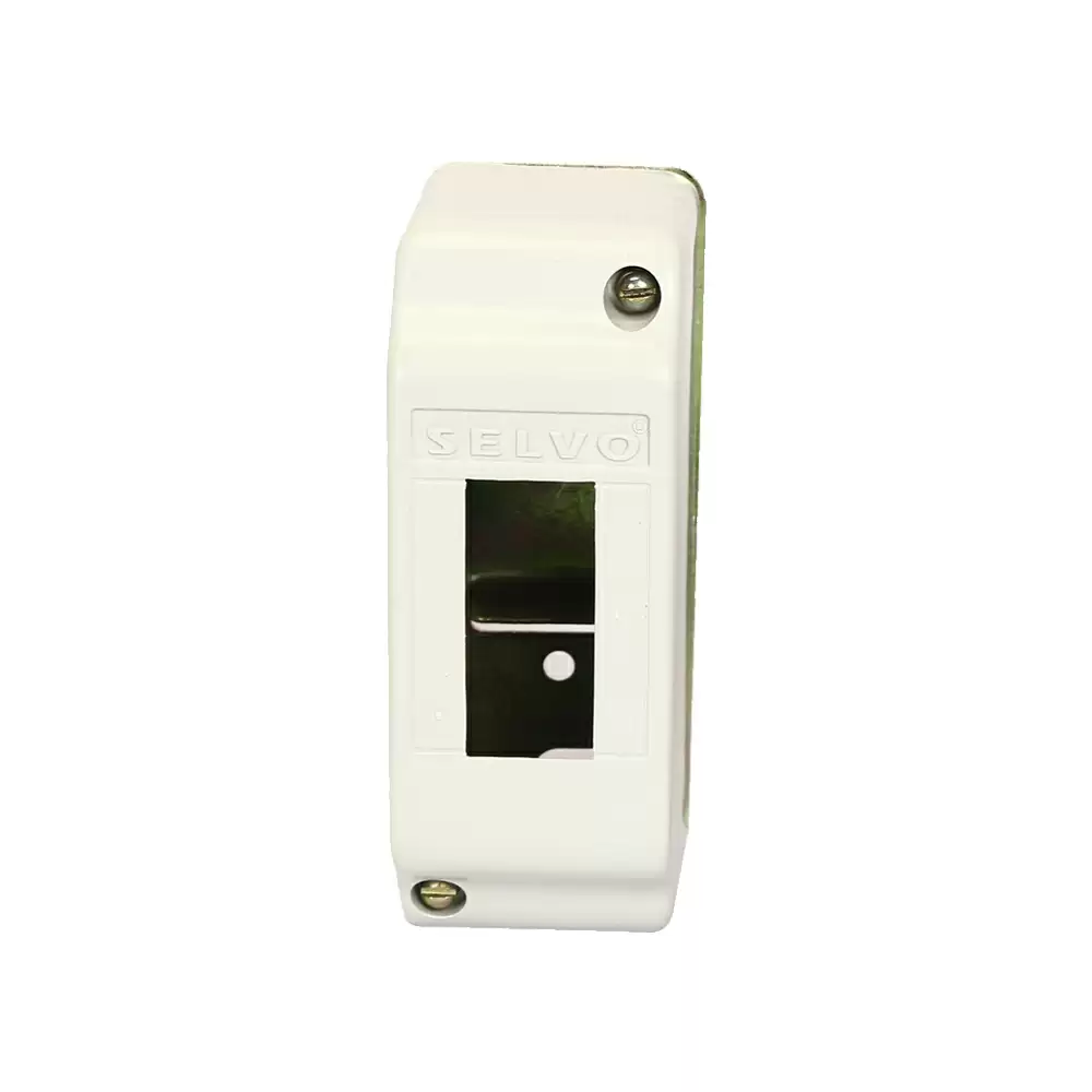 Selvo 2 Pole ABS MCB Enclosure, GSELSPN11043 - White