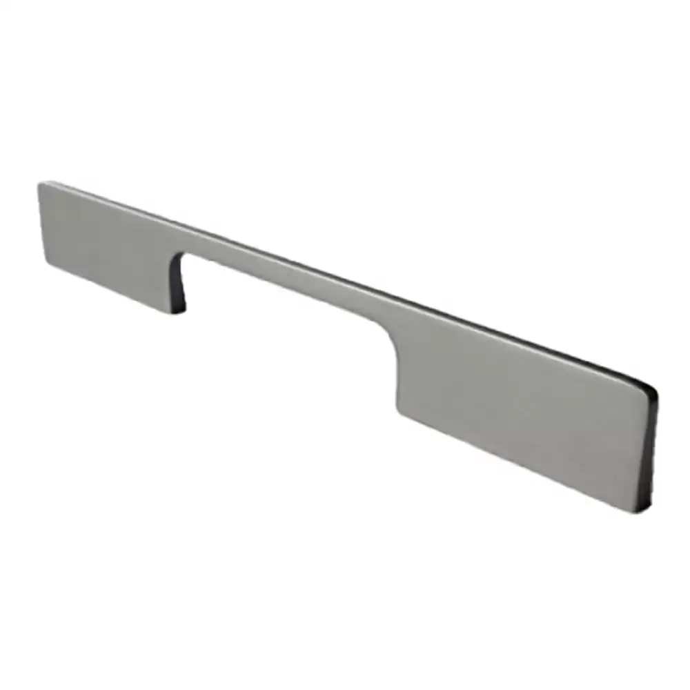 Livsmart KZH-160-224-BS 160 mm Zinc Cabinet Drawer Handle- Brushed Steel Finish