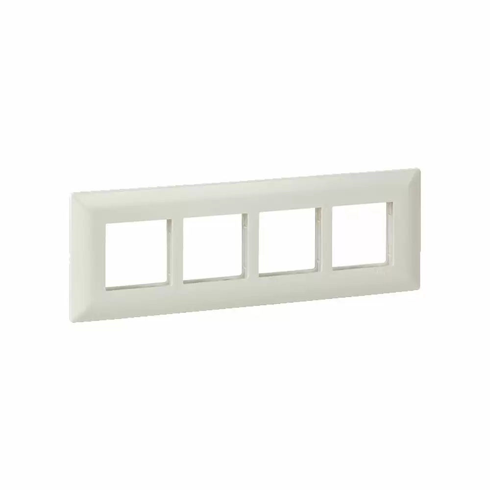 Schneider Electric Livia 8 M Grid & 8 Module Cover Frame (linear) - White