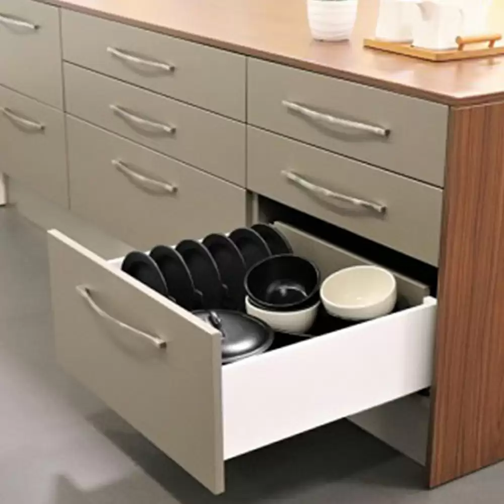 Livsmart PMDS3-50-S3 172 mm Pro-Motion Drawer System With 50 Kg Weight Capacity- Anthracite Finish