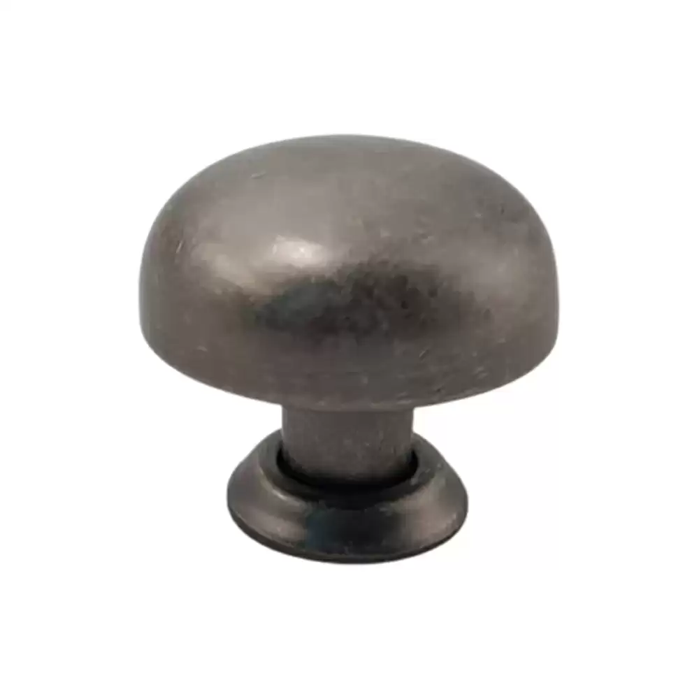 Livsmart UZK1-SQ Zinc Cabinet Knob- Silver Antique Finish