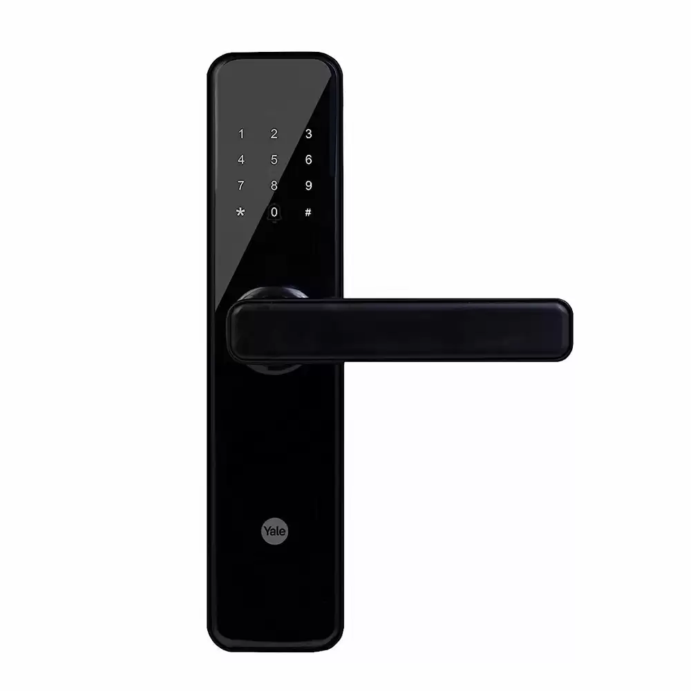 Yale YDME 50 Pro Mortise Smart Door Lock for Home & Office With RFID, Pin Code & Mechanical Keys, Black (3 Years Warranty)