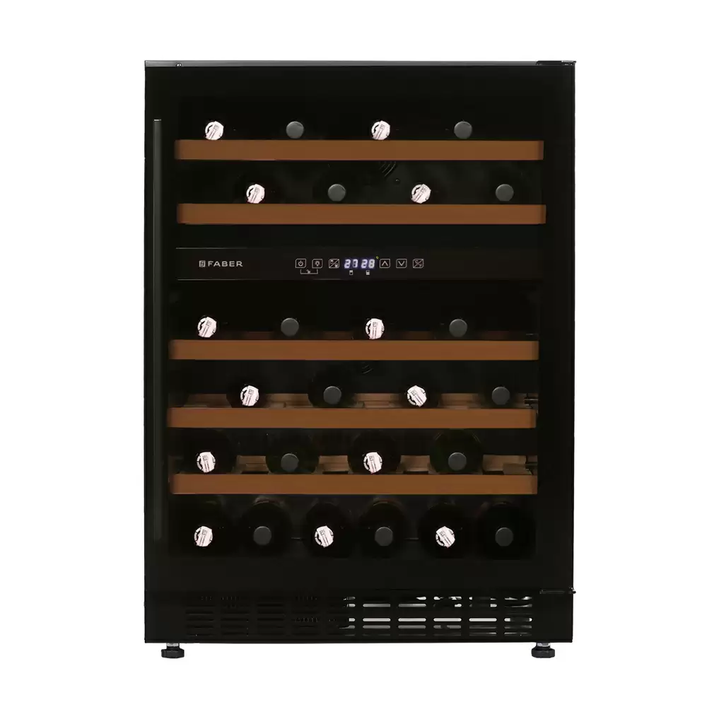 Faber FWC JCF-145S Dual Zone Touch Control Built-in Wine Cooler (46 Bottle Capacity) - Black (1 Year Warranty)