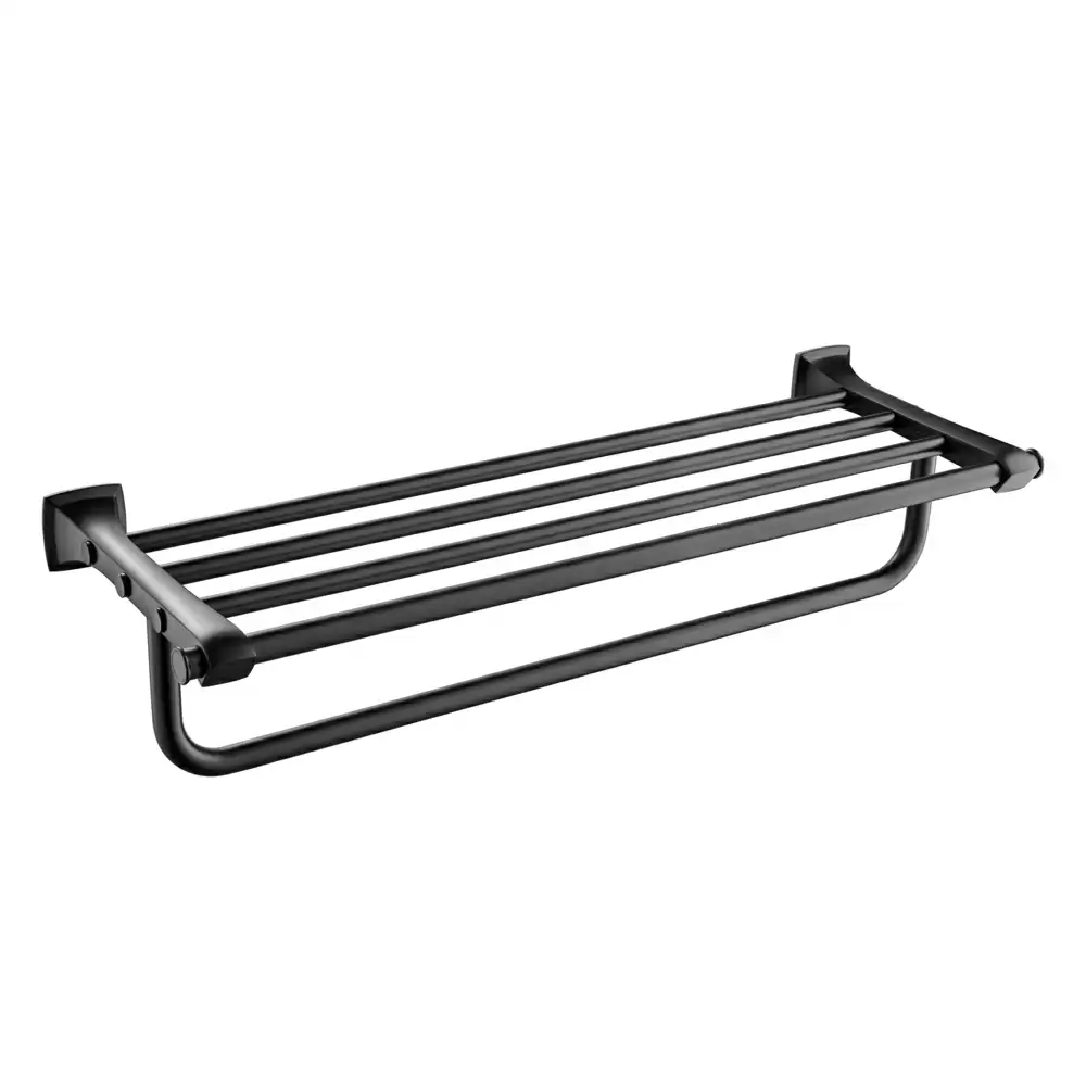 Hafele 495.80.172 Noir Series 750mm Wall Mounted Towel Rack- Black Matt Finish