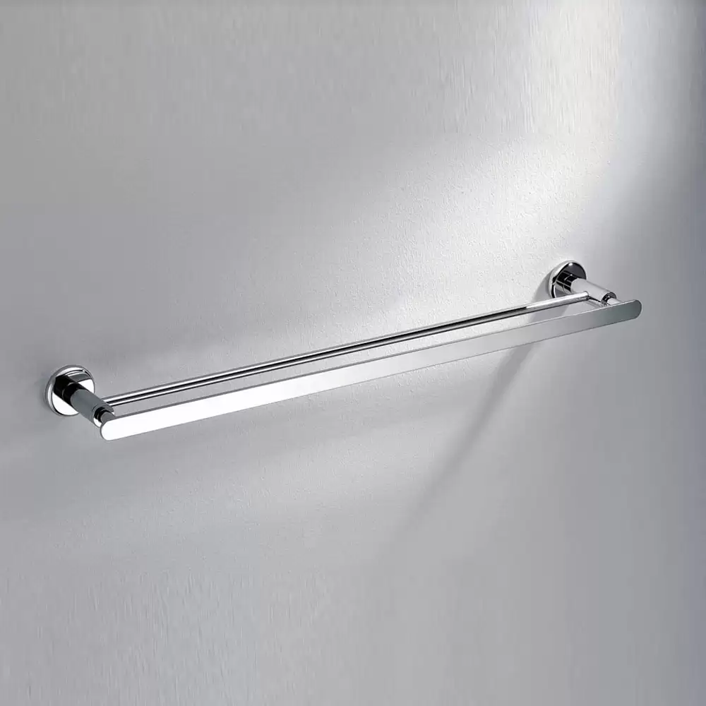 Hafele 580.98.011 Shine Series Double Towel Rail- Chrome Finish