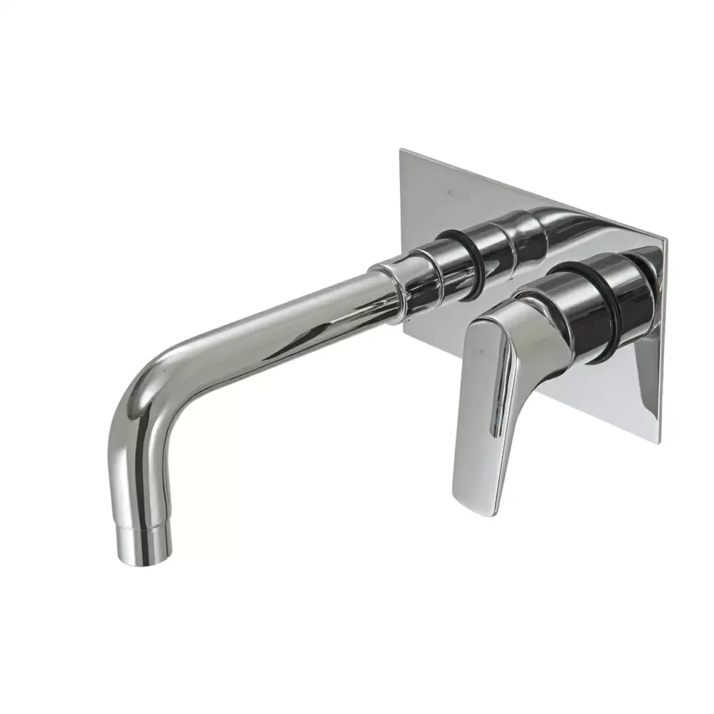 Hafele Ace Series Wall Mounted Single Lever Basin Mixer With Concealed Part- Chrome Finish