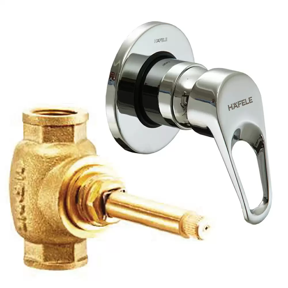 Hafele Ace Series Concealed Valve With Concealed Part- Chrome Finish