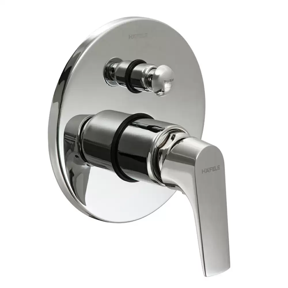 Hafele Smart Series Wall Mounted Single Lever Diverter With Concealed Part- Chrome Finish