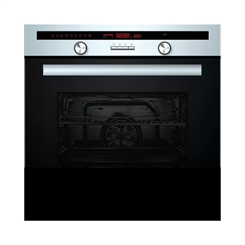 Hettich 5B36N 0250IN Rotary Knob Control Built-in Oven With Grill & Convection, Capacity 70 L - Black & Silver (2 Year Warranty)