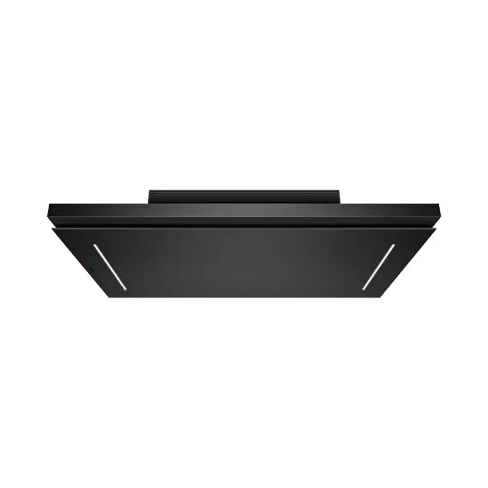 Hettich 5DD72556 90 cm Carbon Filter Hood Ceiling Mounted  Kitchen Chimney, Suction Capacity 550 m³/hr - Black (2 Year Warranty)