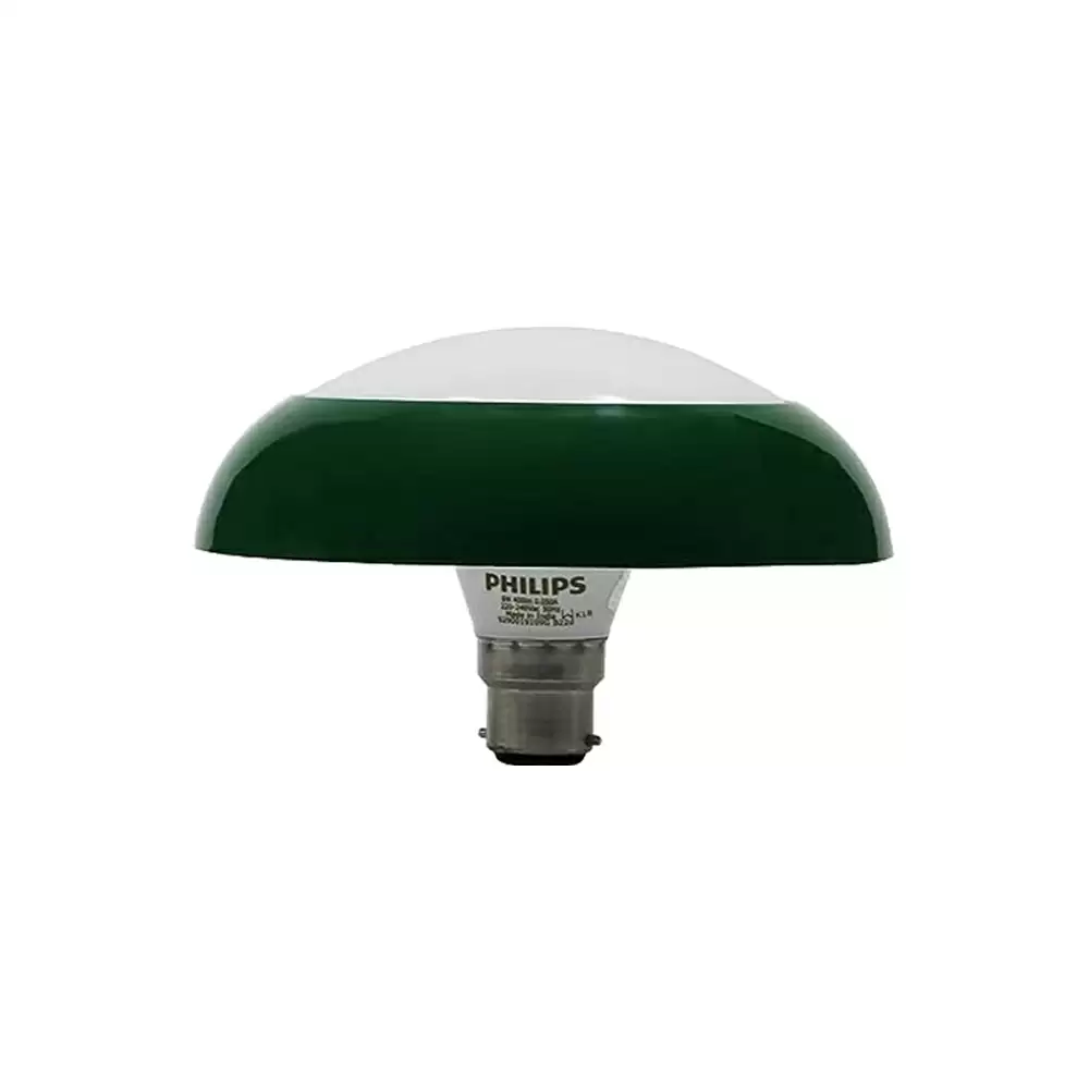 Philips 10 Watt B22 Base Round Green LED Bulb, Cool Daylight - 929001910916