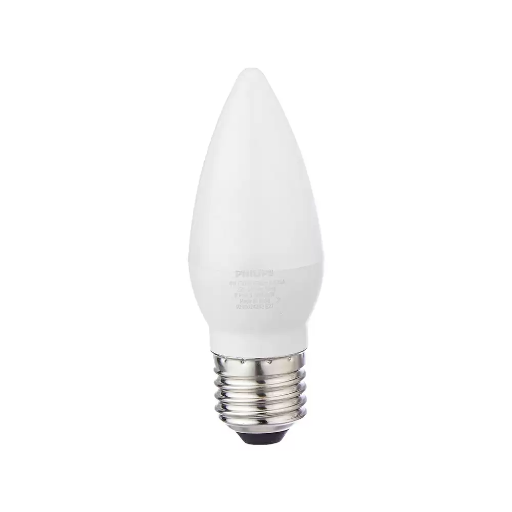 Philips Candle Frosted E27 Base 4 Watt LED Bulb, Warm White - 929002420213