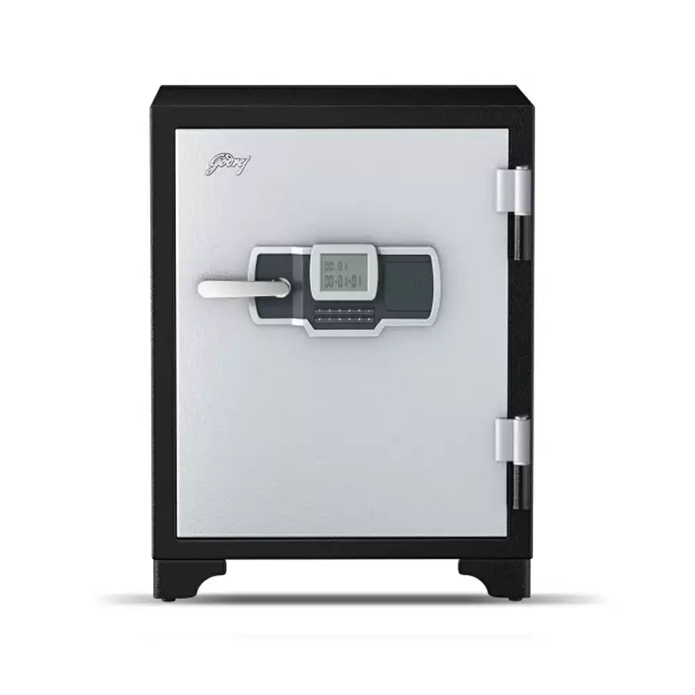 Godrej Centiguard 560  (89 Litre) Electronic Safe Locker For Home & Office With Pin Code & Key Access, Black & Grey - 145 Kg (1 Year Warranty)