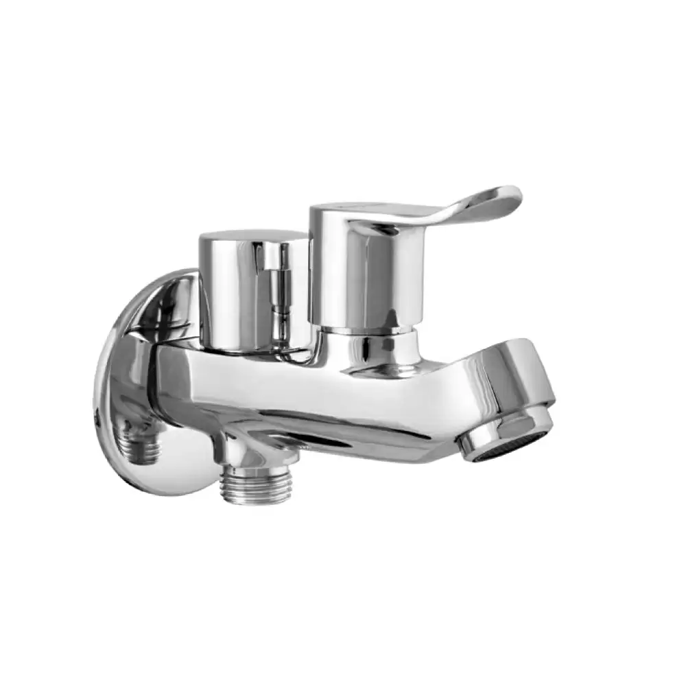 Parryware G2734A1 Alpha Two Way Bib Cock Angle Valve- Chrome Finish