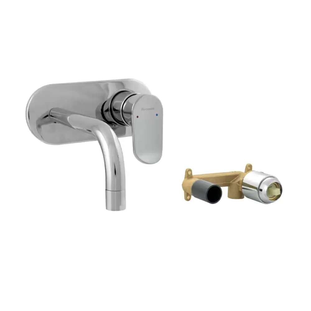 Parryware Alpha Upper Trim Bath Faucet With Concealed Body Basin Mixer- Chrome Finish