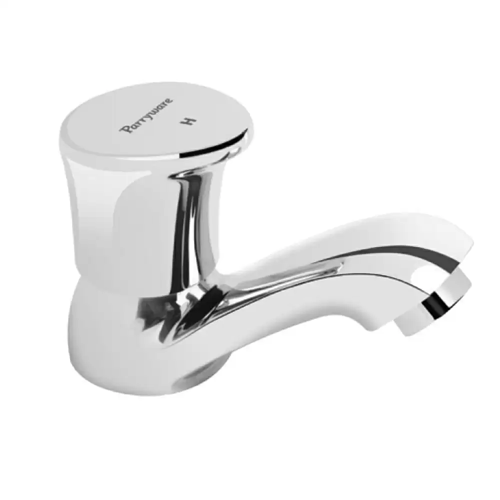 Parryware G4702A1 Droplet Pillar Faucet Wash Basin Tap- Chrome Finish