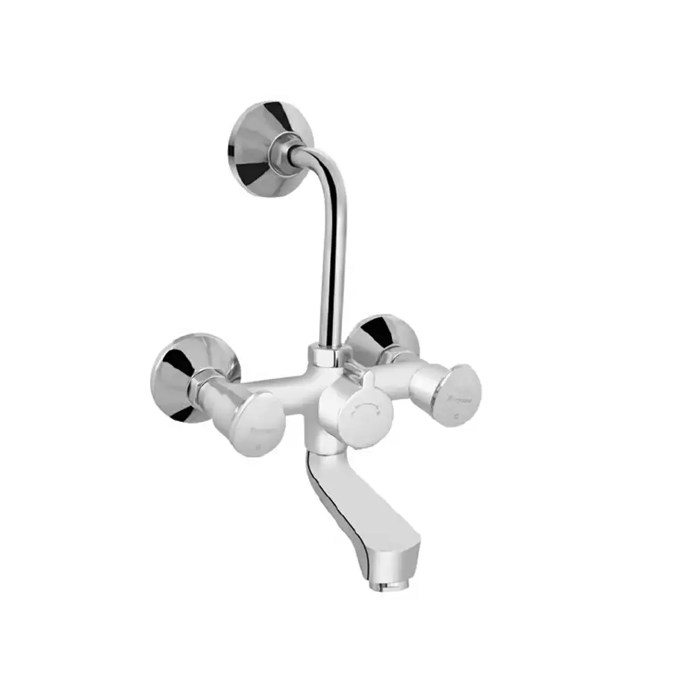 Parryware G4716A1 Droplet 2-in-1 Wall Mixer Bath Faucet- Chrome Finish