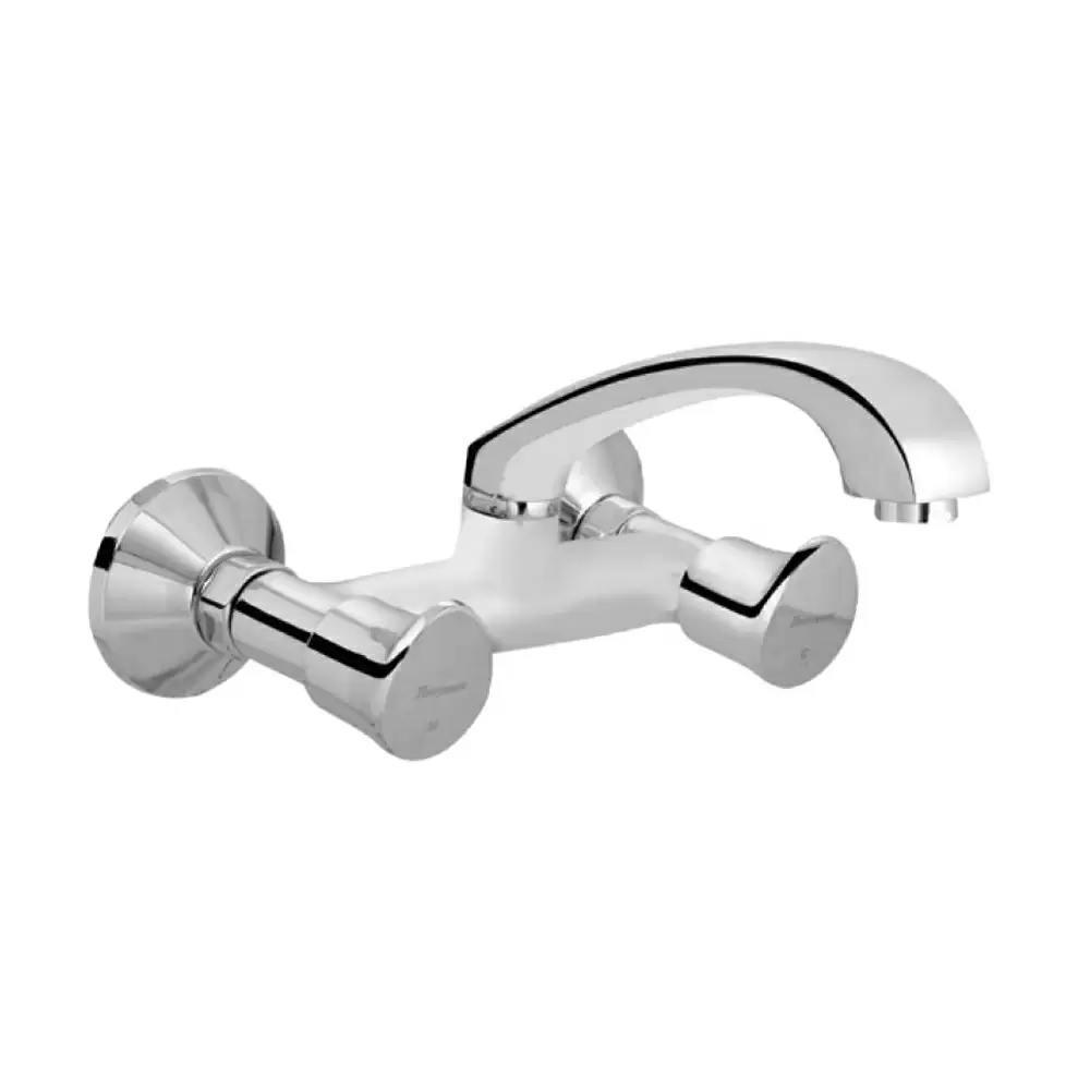 Parryware G4736A1 Droplet Brass Wall Mounted Kitchen Sink Tap- Chrome Finish