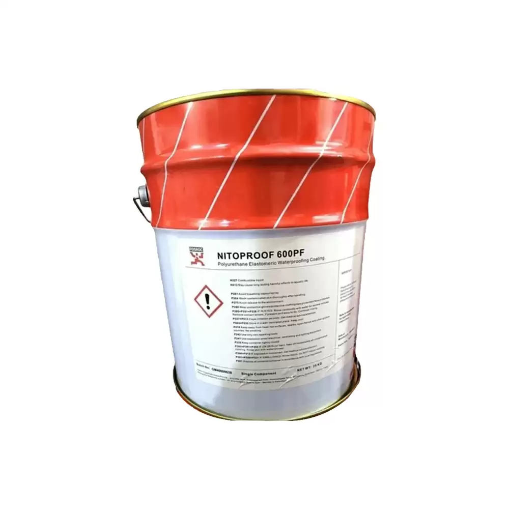 Fosroc 25 Kg Nitoproof 600PF Polyurethane Elastomeric General Purpose Waterproofing Coating