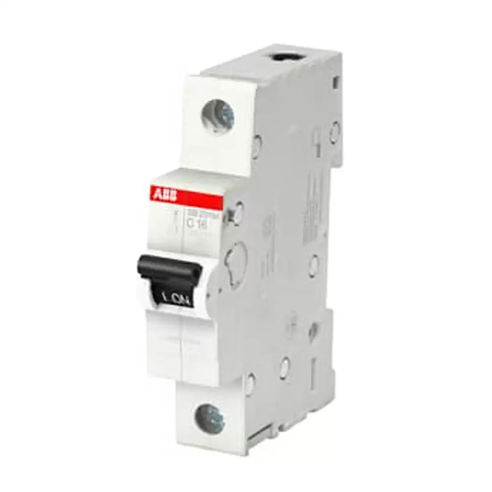 ABB 2 Amp C Curve Single Pole MCB (SB201M-C2) - White