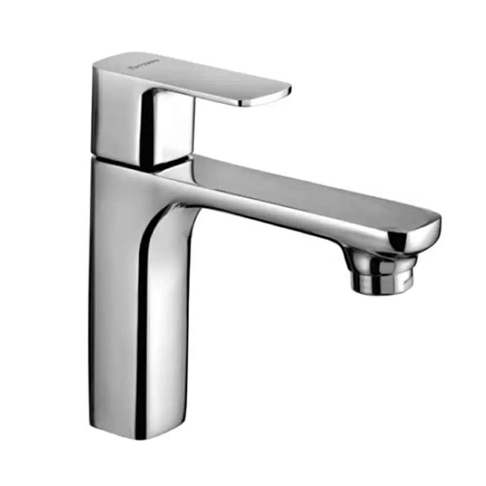 Parryware T2301A1 Quattro Deck Mounted Pillar Cock Basin Tap- Chrome Finish