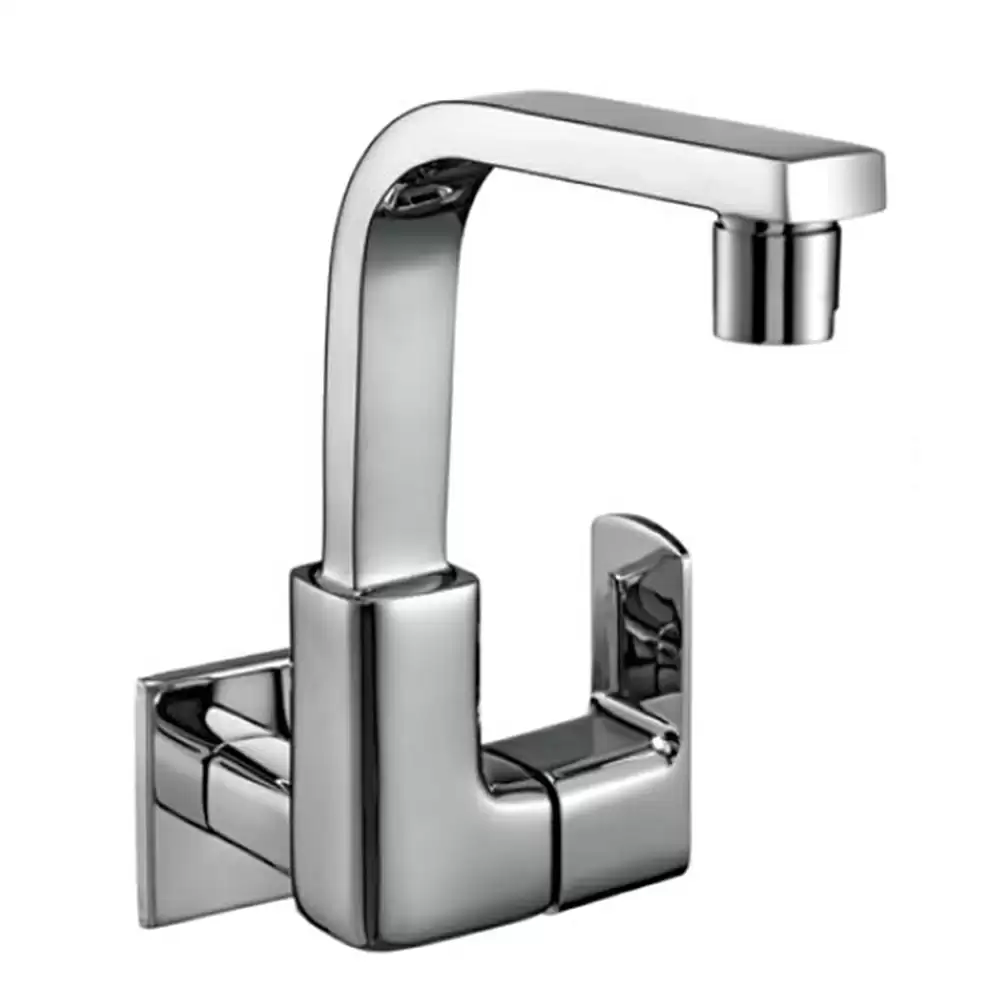 Parryware T2303A1 Quattro Wall Mounted Swan Neck Basin Tap- Chrome Finish