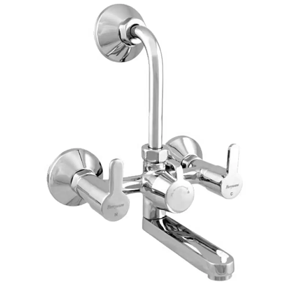 Parryware T4616A1 Claret Wall Mixer With Bend Pipe Bath Faucet- Chrome Finish