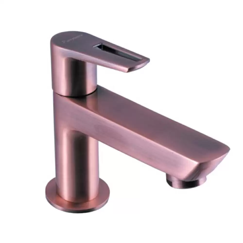 Parryware T4902A6 Nightlife Series Table Mounted Top Lever Basin Tap- Red Copper Finish