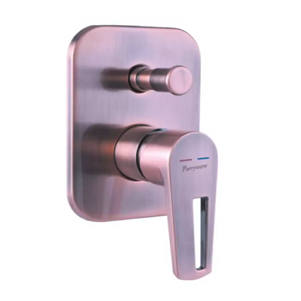 Parryware T4926A6 Nightlife Series Wall Mounted 2 Way Concealed Bath Mixer- Red Copper Finish