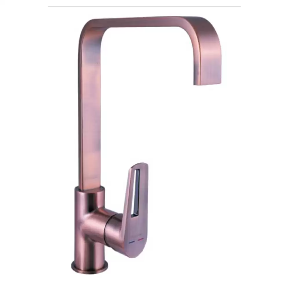 Parryware T4950A6 Nightlife Series Table Mounted Kitchen Sink Mixer- Red Copper Finish