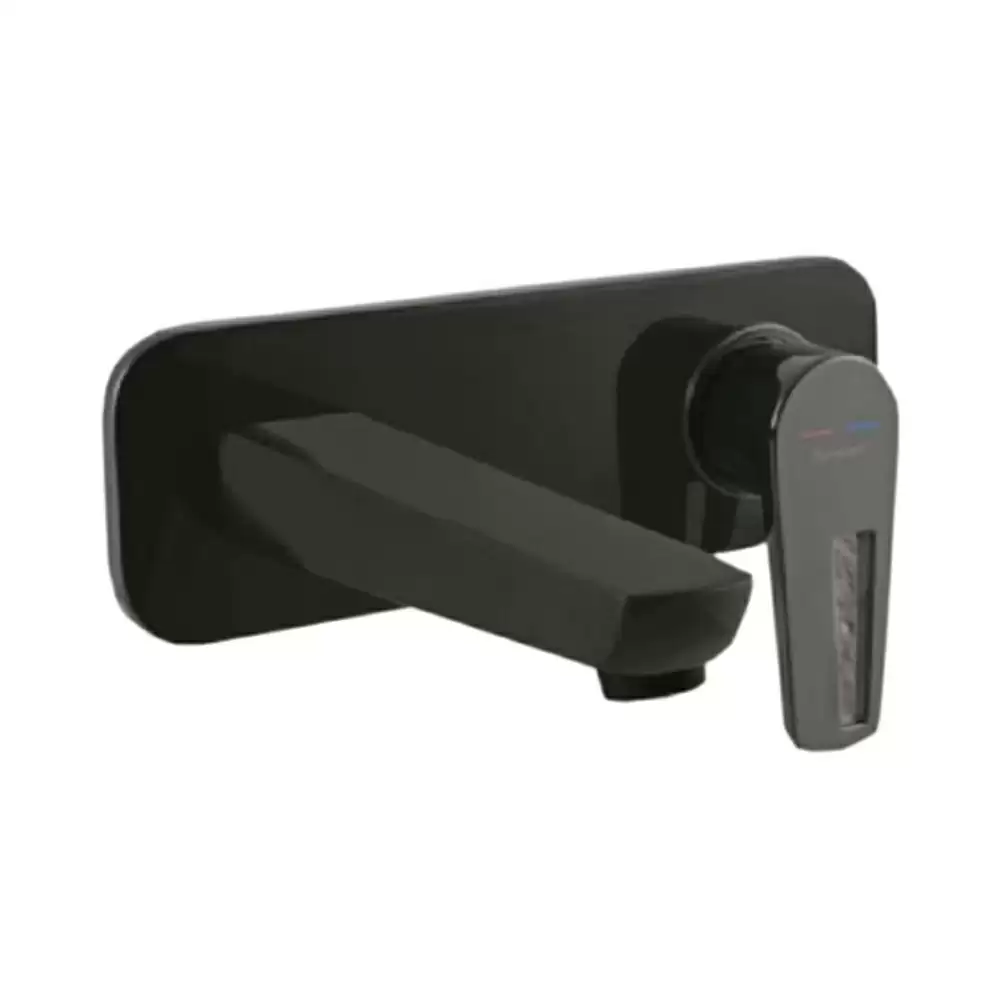 Parryware T4956A5 Nightlife Series Wall Mounted Concealed Basin Mixer- Shiny Black Finish