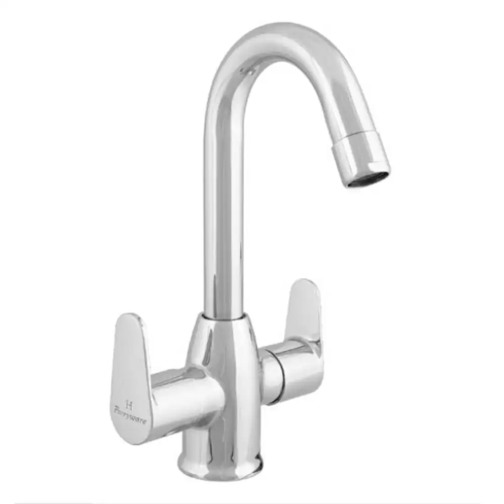 Parryware T5015A1 Uno Quarter Center Hole Wash Basin Tap- Chrome Finish