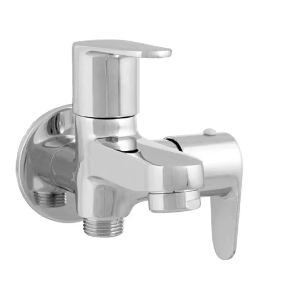 Parryware T5034A1 Uno Quarter Two Way Bib Cock Angle Valve- Chrome Finish