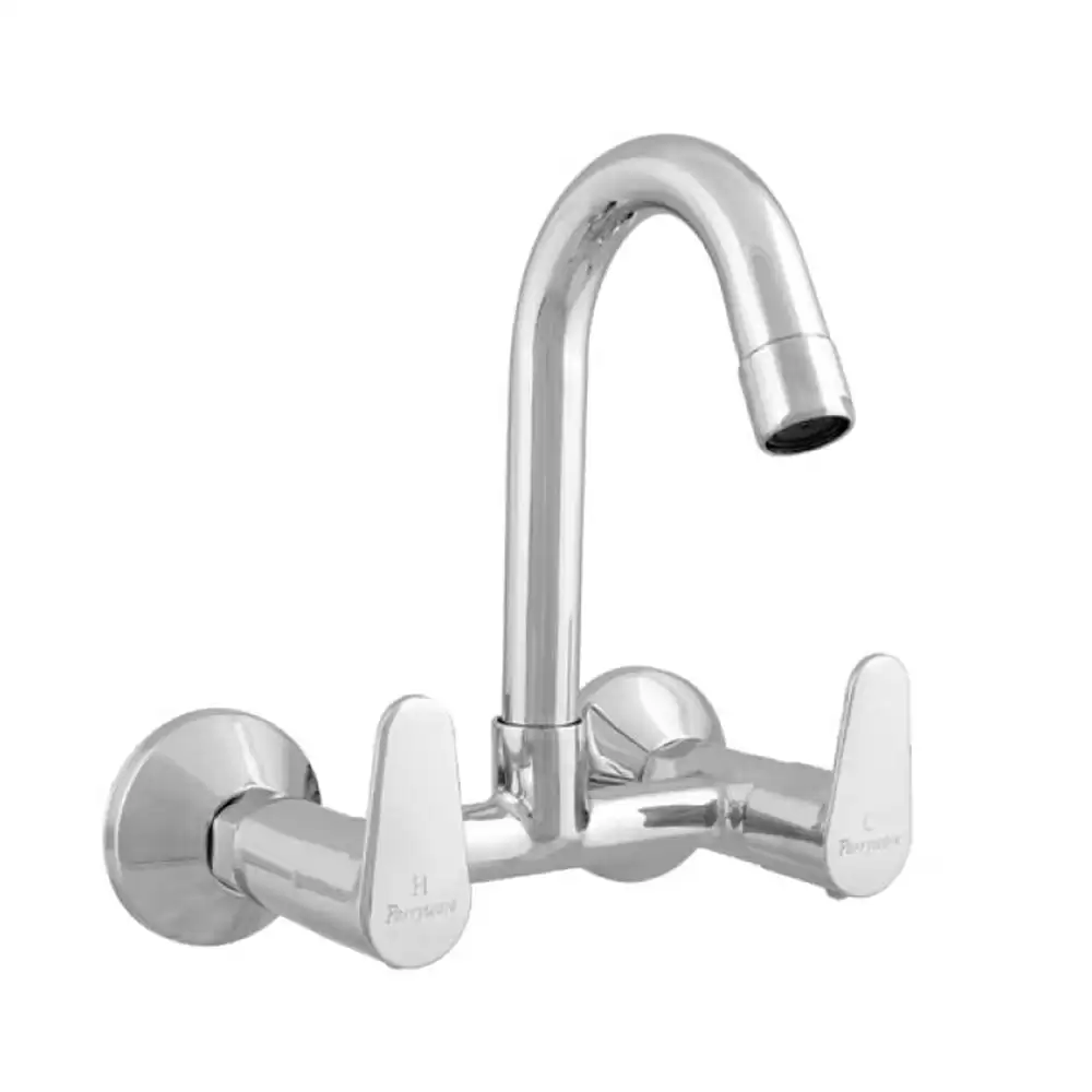 Parryware T5035A1 Uno Quarter Wall Mounted Kitchen Sink Tap- Chrome Finish