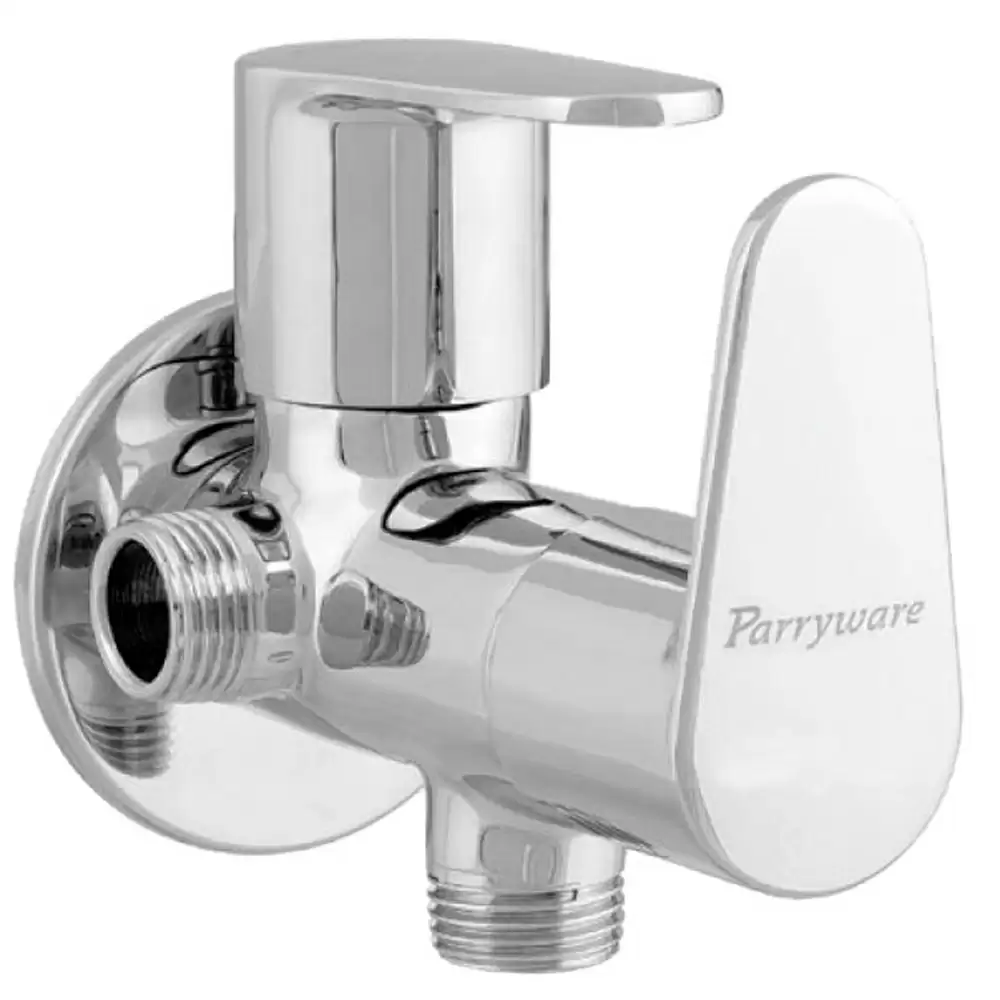 Parryware T5043A1 Uno Quarter Single Lever Two Way Angle Valve- Chrome Finish