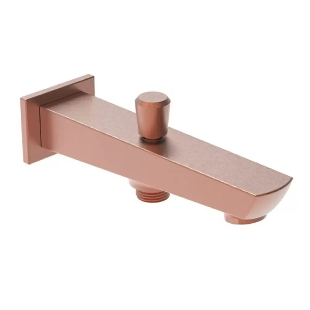 Parryware T9428A6 Nightlife Series Wall Mounted Spout With Diverter- Red Copper Finish