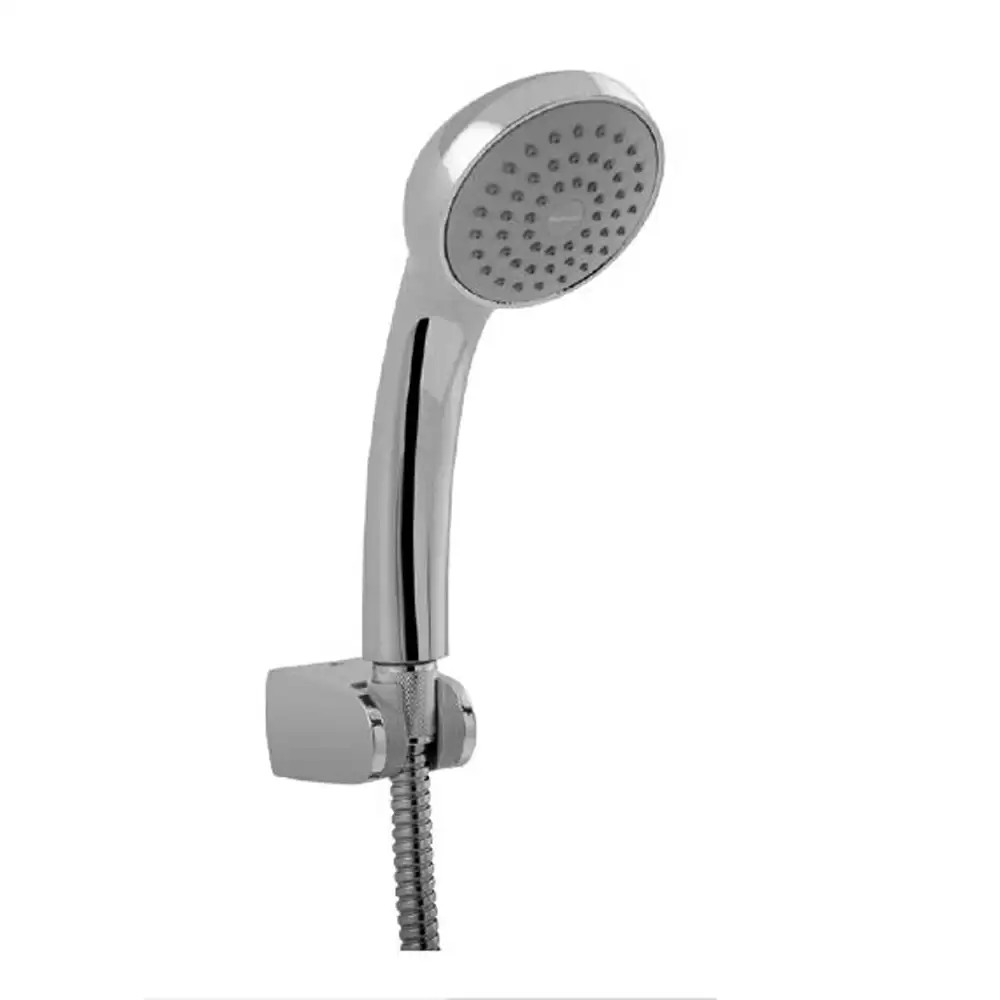 Parryware T9981A1 Single Flow 80 mm Hand Shower With Hose and Hook- Chrome Finish